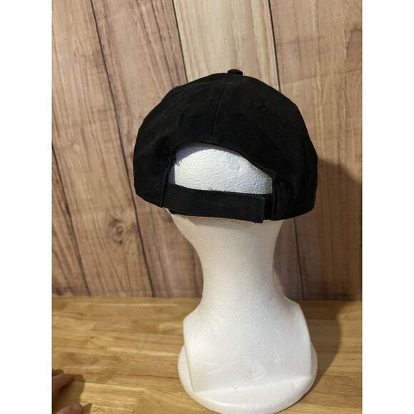 Disney Mickey Mouse Black Silver Glitter Adjustable Cap Hat Size Adult - Picture 3 of 10